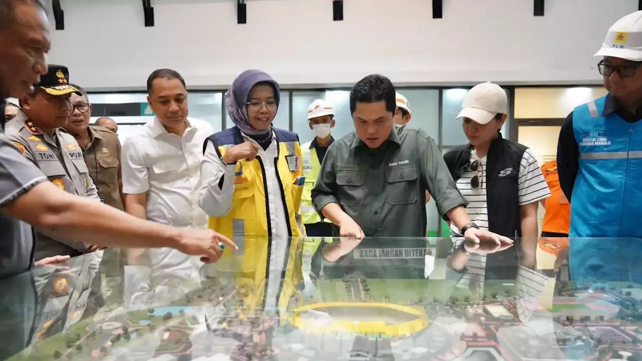 Cek Kesiapan Stadion Piala Dunia U-20 2023, Gerak Cepat Ketum PSSI Erick Thohir Diapresiasi