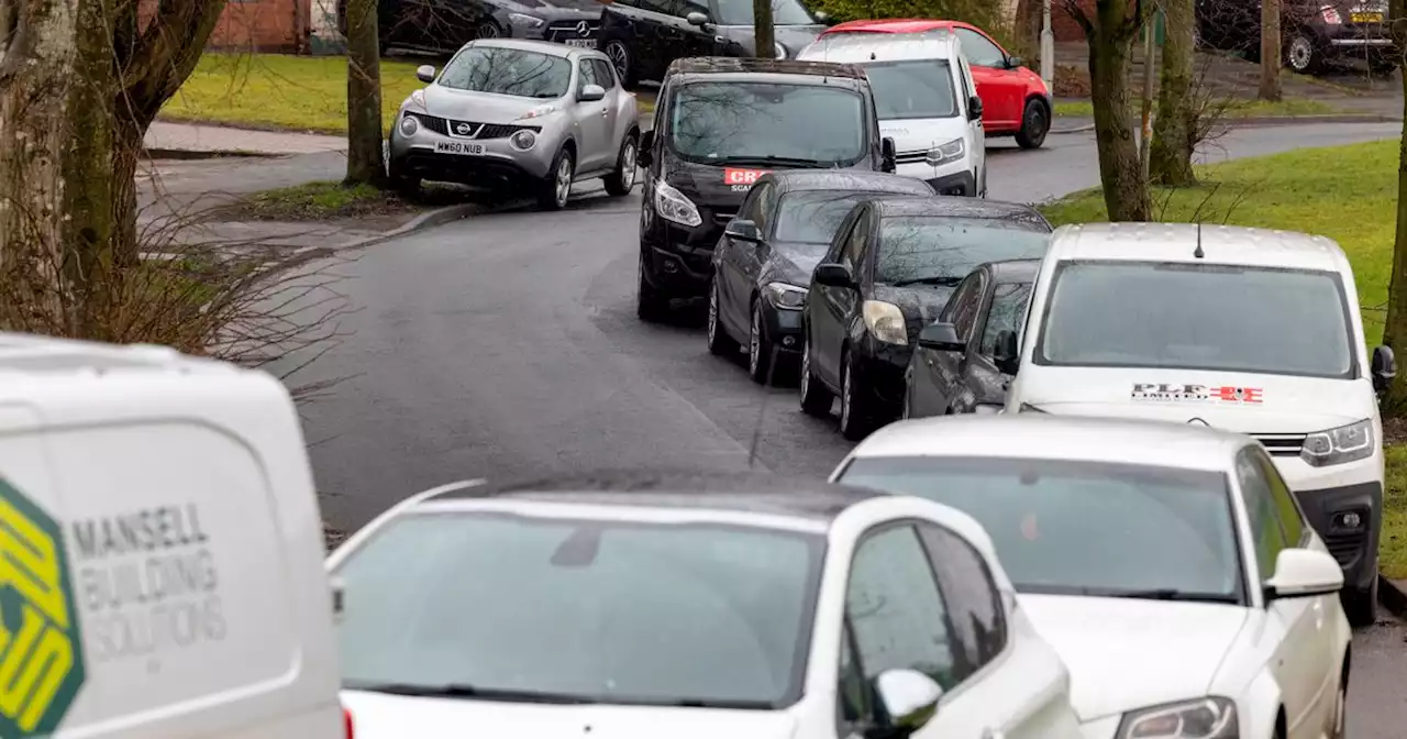 Residents battle 'hellish' parking on street with bins uncollected for days