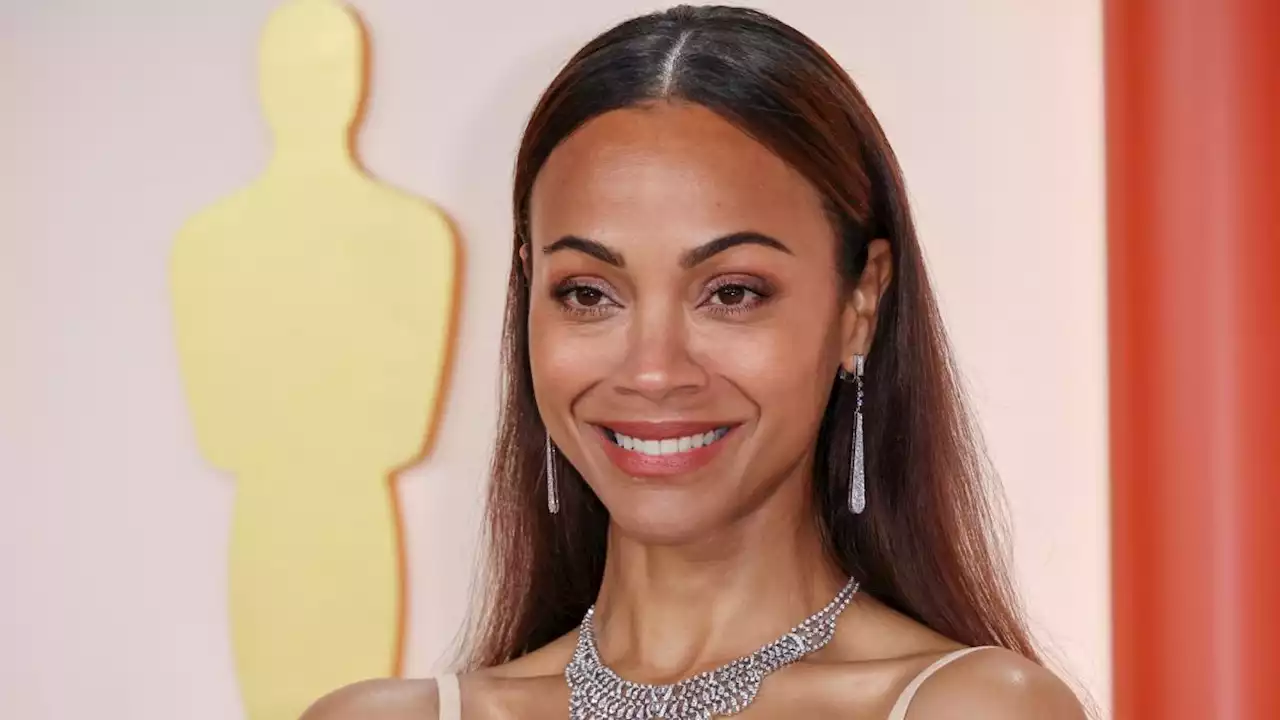 Zoe Saldana’s 2023 Oscars Look Is Spring Perfection