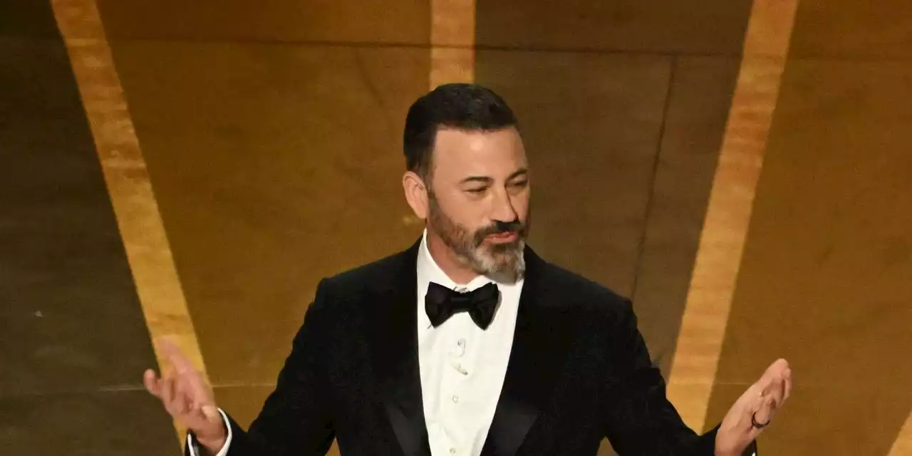 Oscar host Jimmy Kimmel riffs on Will Smith slap in his opening monologue