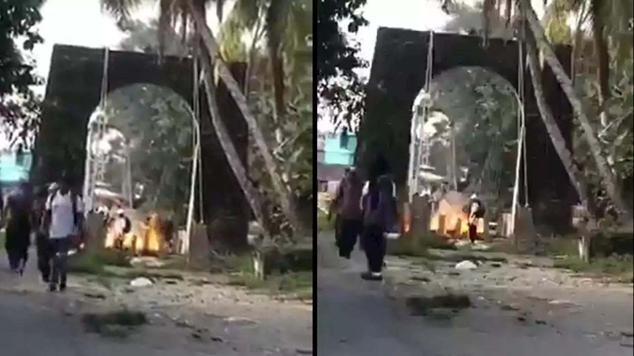 VIDEO: Continúan los desmanes en Tarazá: Encapuchados queman un puente | Minuto30