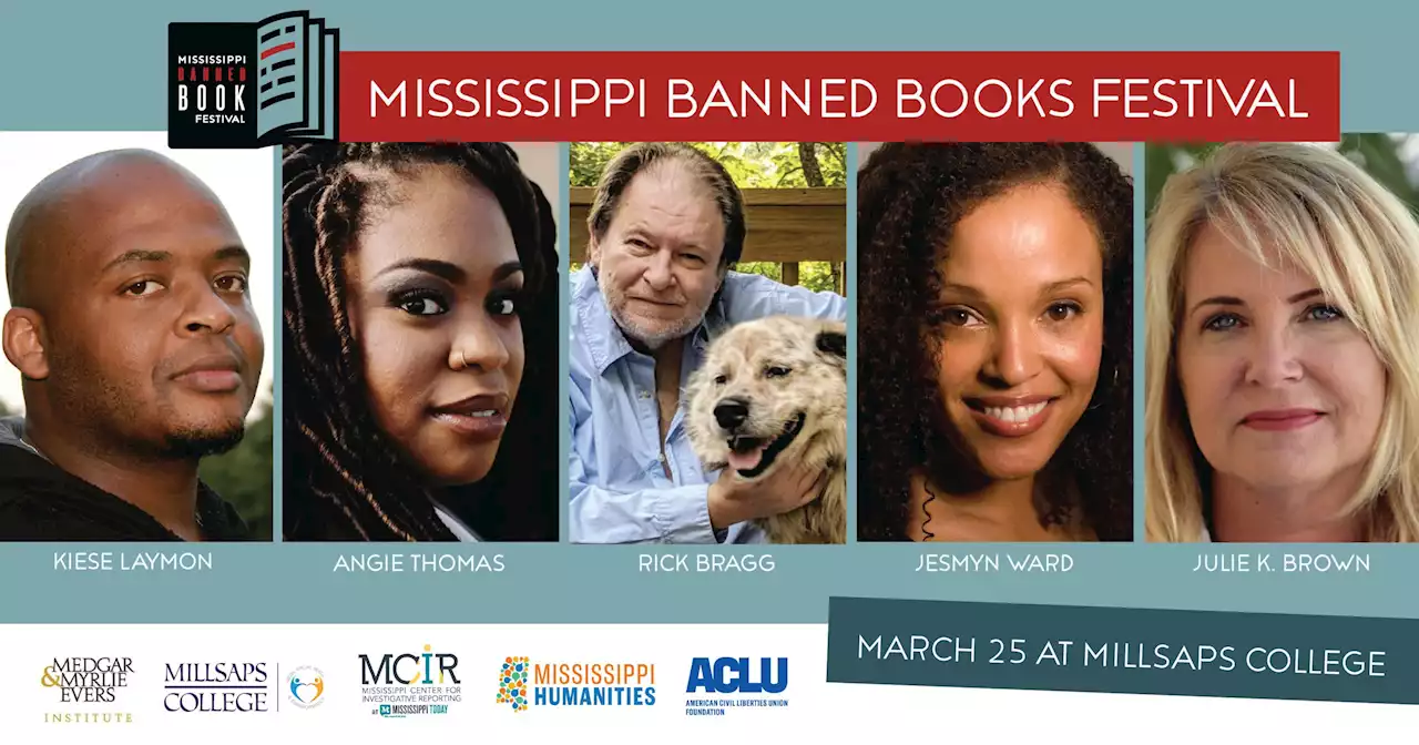 Best-selling authors will speak at the Mississippi Banned Book Festival