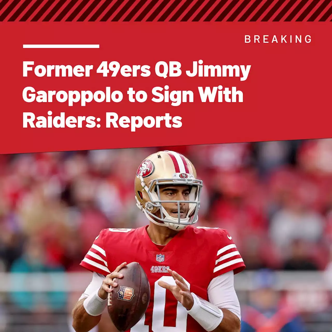 NFL Rumors: Jimmy Garoppolo to Sign With Raiders, Ending 49ers Tenure