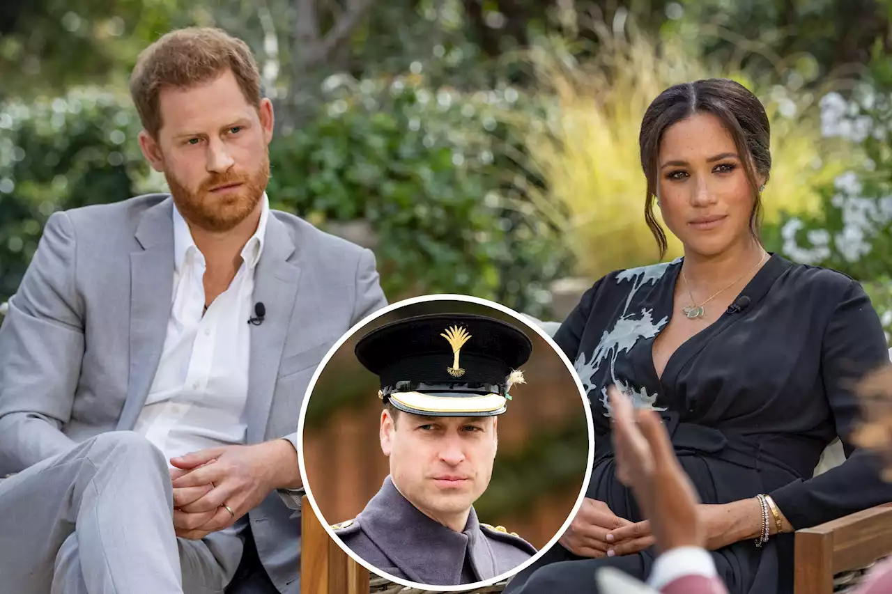 Meghan Markle comforting Prince Harry after Prince William text goes viral