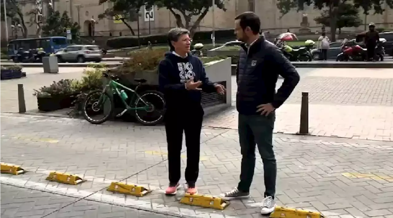 Alcaldesa Claudia López recorrió la séptima con José Manuel Acevedo: esto le dijeron los ciudadanos