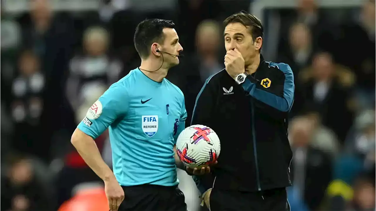 Julen Lopetegui blames referee for Wolves defeat at Newcastle United