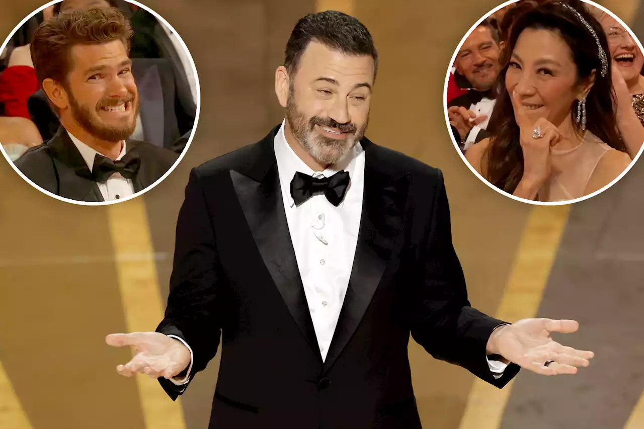 Jimmy Kimmel takes swipe at Will Smith slap in 2023 Oscars opening monologue