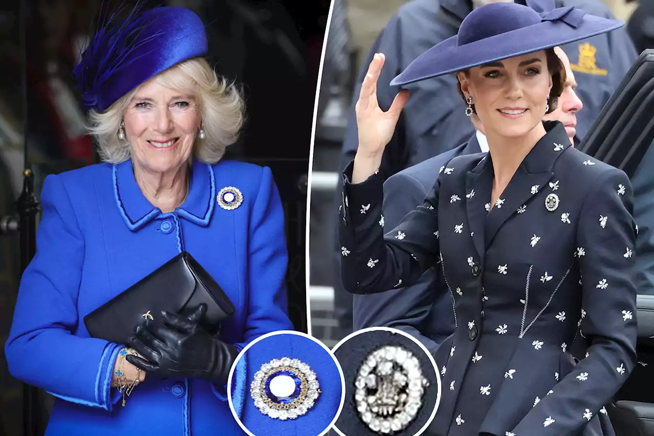 Kate Middleton, Camilla wear historic brooches on Commonwealth Day