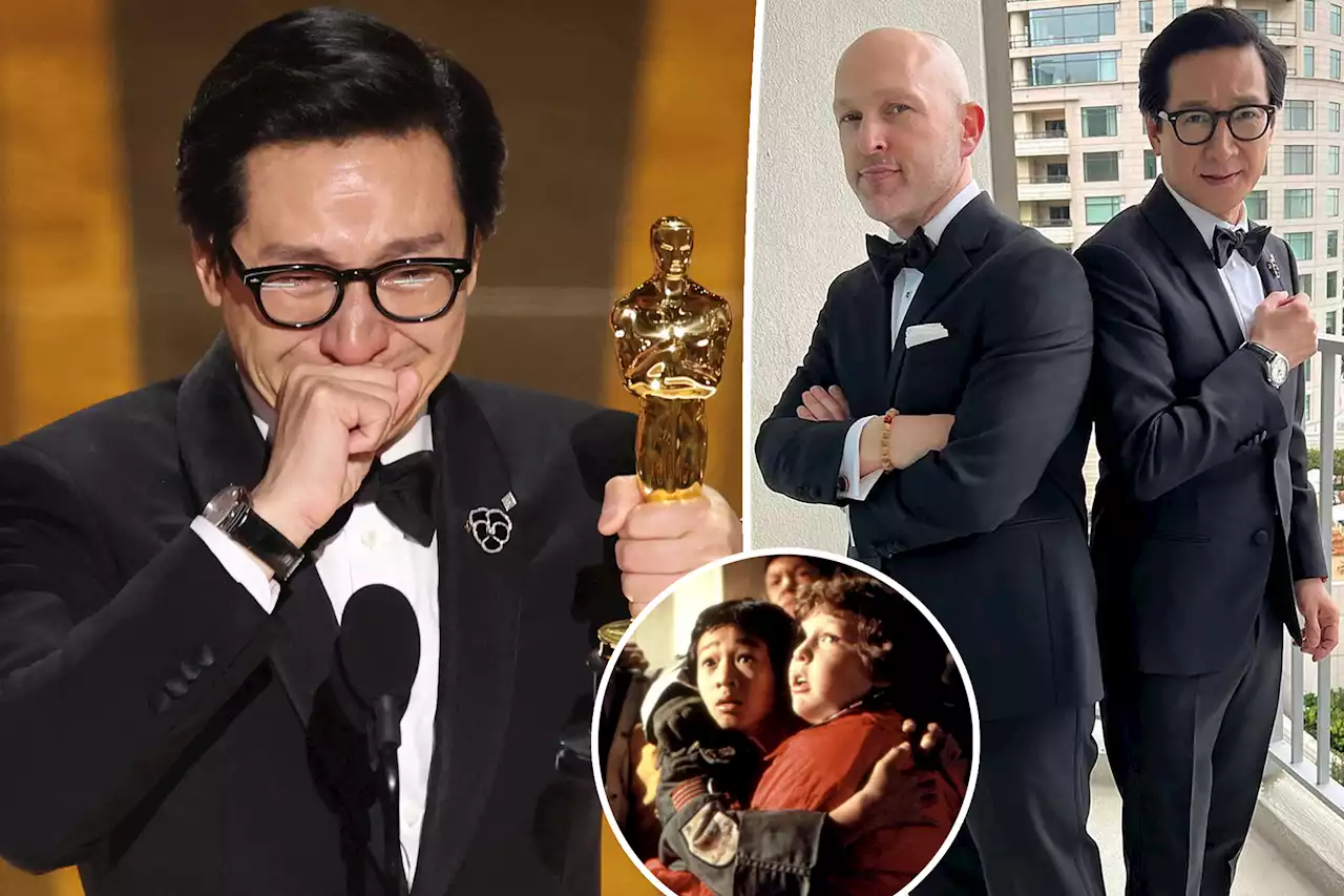 Ke Huy Quan thanks ‘Goonie brother for life’ Jeff Cohen at 2023 Oscars