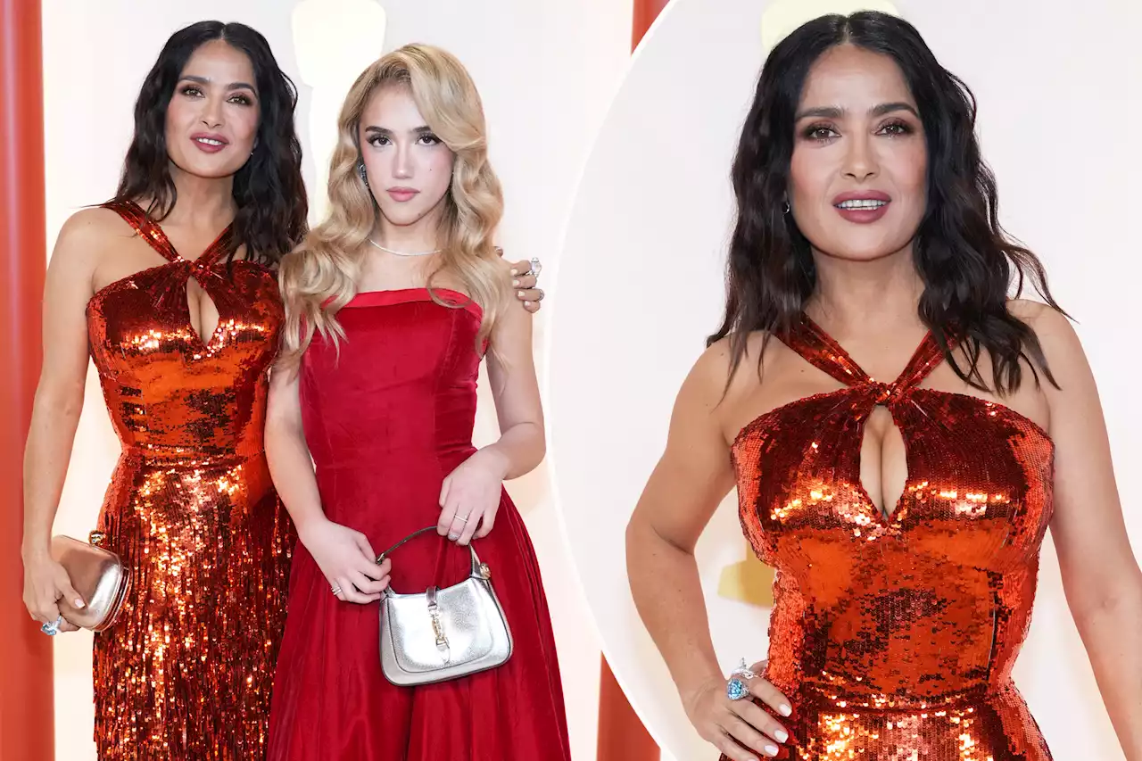 Salma Hayek brings 15-year-old daughter Valentina as date to Oscars 2023