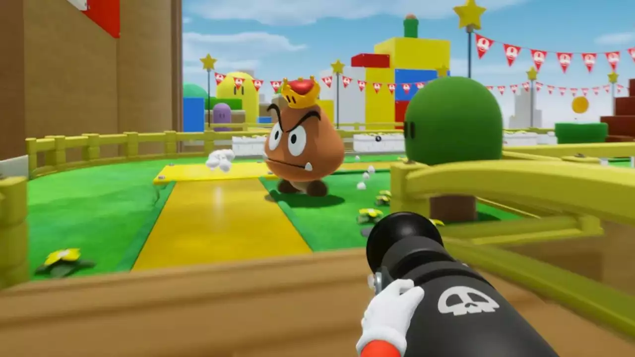 I won't say no to an out-of-the-blue update to this three-year-old, free, Mario-themed FPS demo