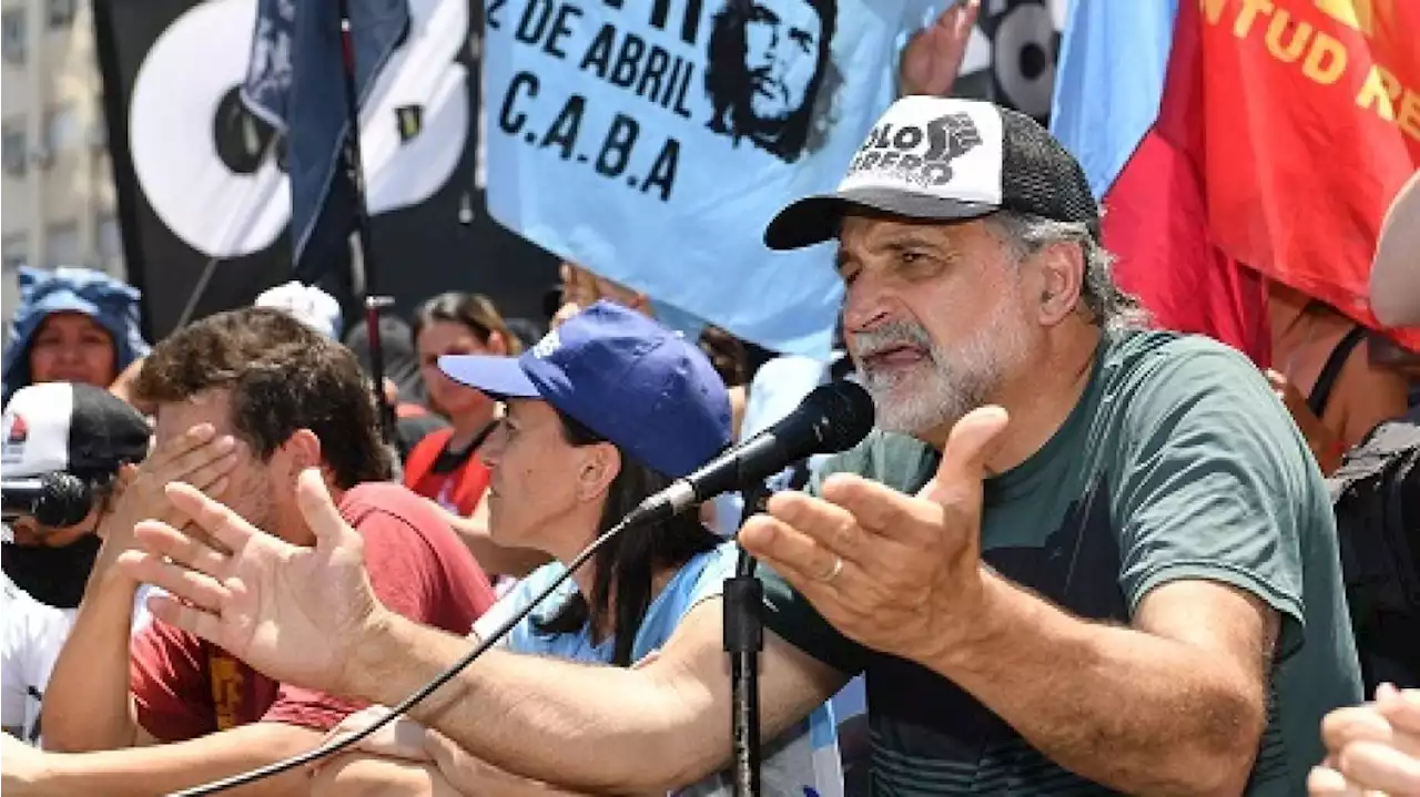 Lunes de piquetes: enfrentamiento con Tolosa Paz y acampe en la 9 de Julio