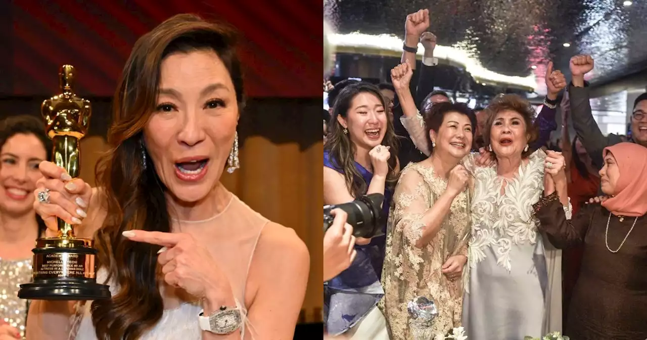 Michelle Yeoh's mother in tears at daughter's historic Oscars win: 'I'm very happy but too overwhelmed'