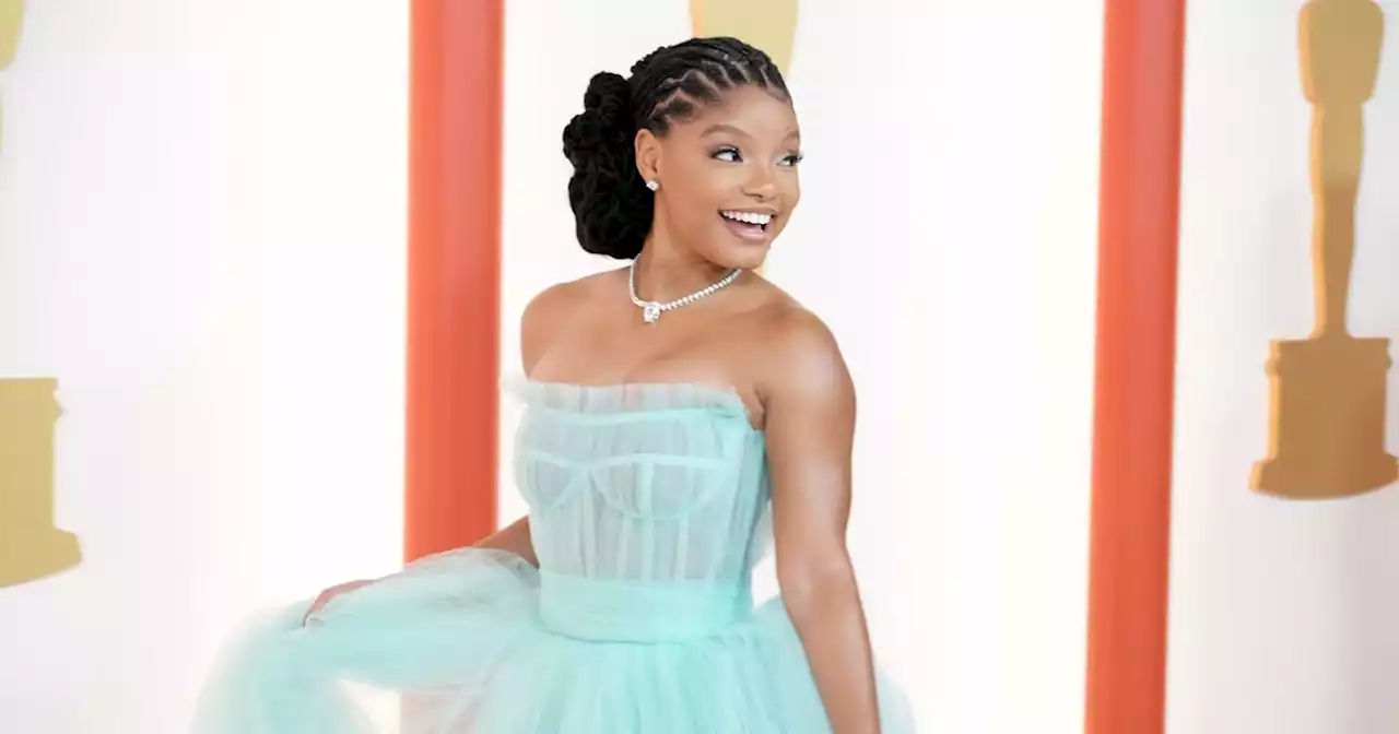 Halle Bailey Dressed Like a Different Disney Princess For the Oscars