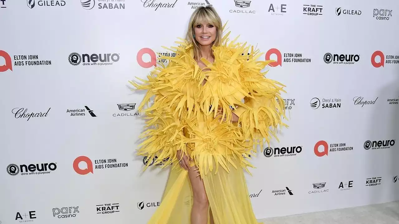 Fragwürdiges Kleid: An was erinnert Heidi Klums Oscar-Look?