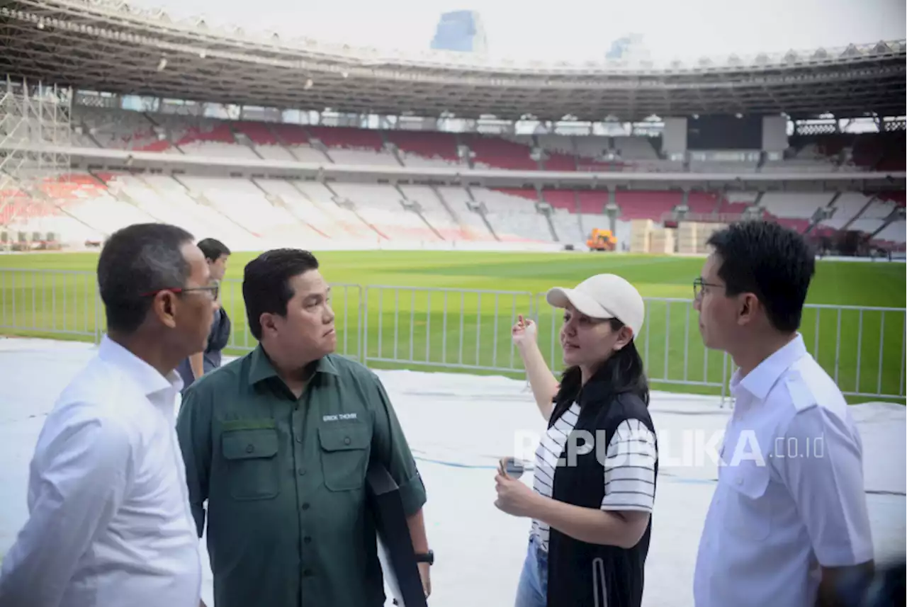 Erick Thohir: Kondisi Rumput Stadion GBK Memprihatinkan |Republika Online