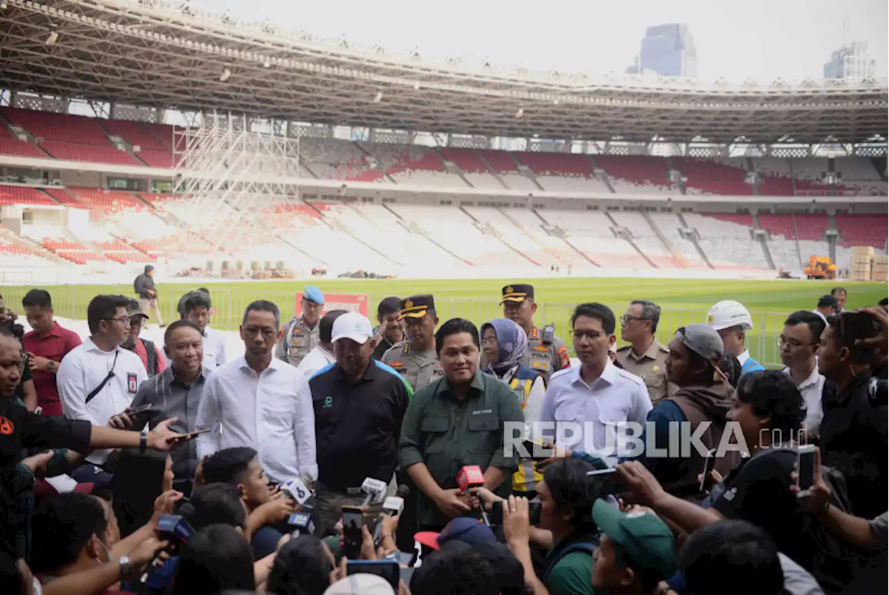 Rumput GBK Kritis, Erick Thohir: Jangan Ada Lagi Event di Sini |Republika Online