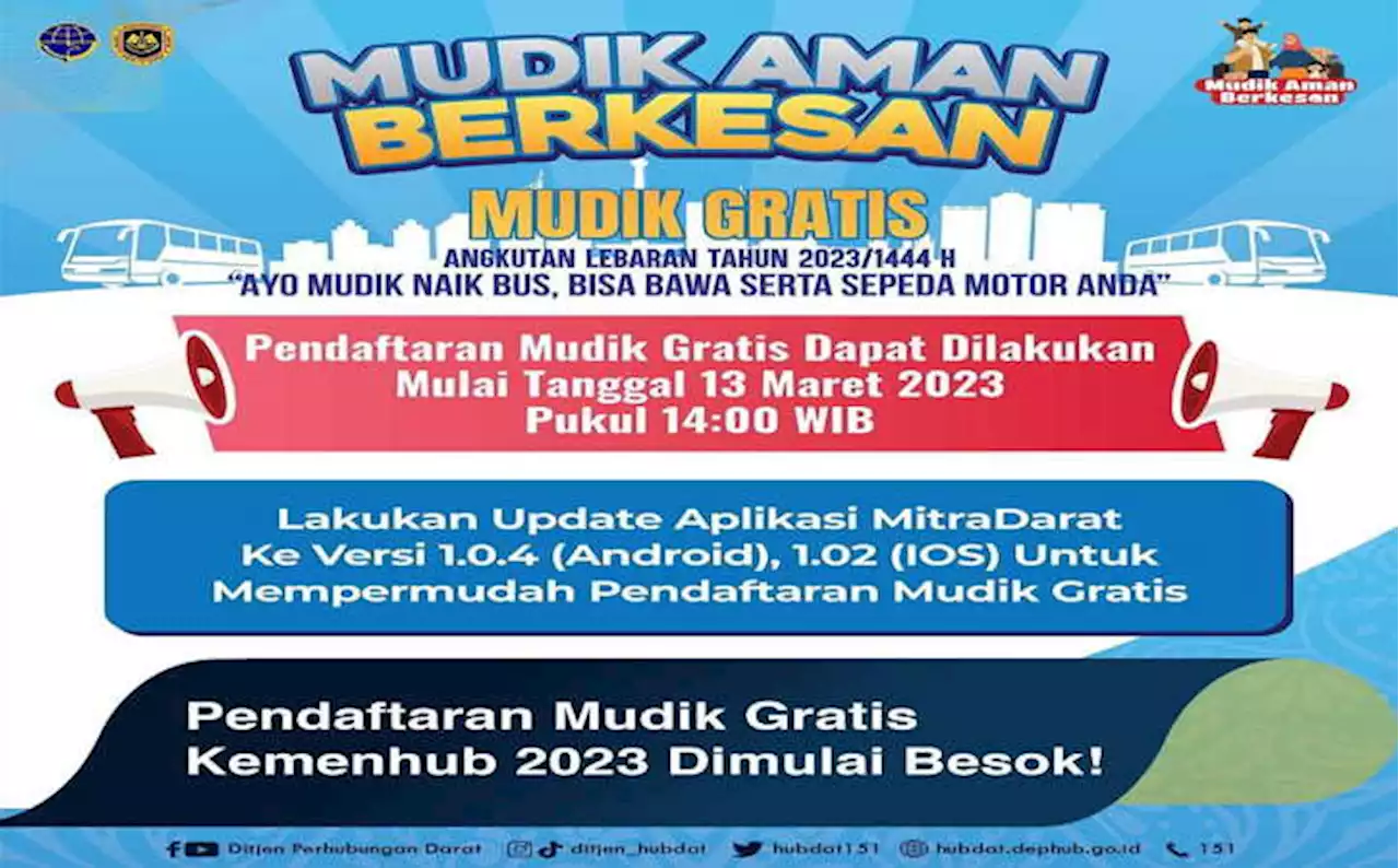 Tak Semua Orang Bisa Ikut Mudik Gratis 2023, Berikut Syarat Pendaftarannya