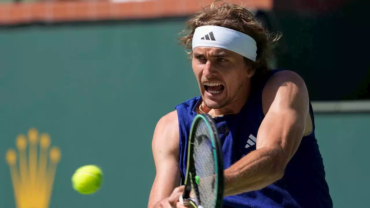 Tennis: Indian Wells - Zverev müht sich ins Achtelfinale