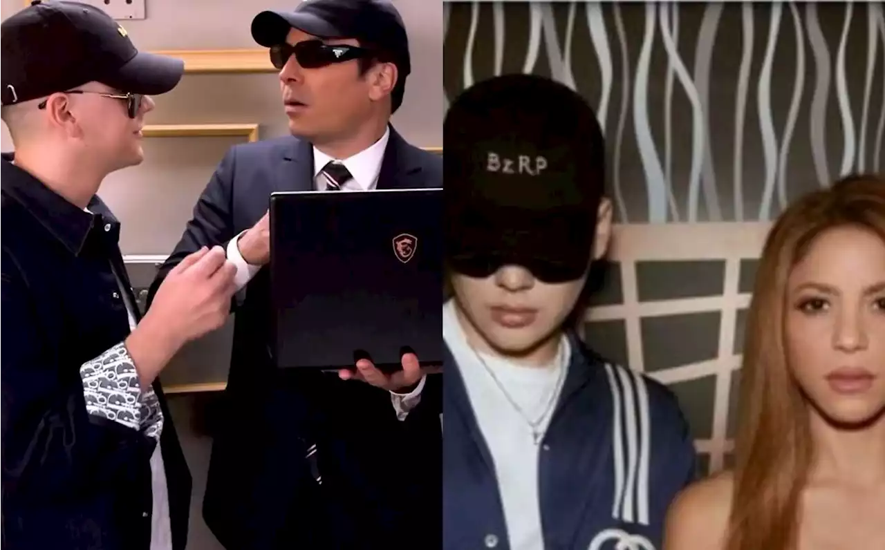 'Acá, con mi amigo Jimmy': el divertido video de Bizarrap, Shakira y Fallon tras la entrevista