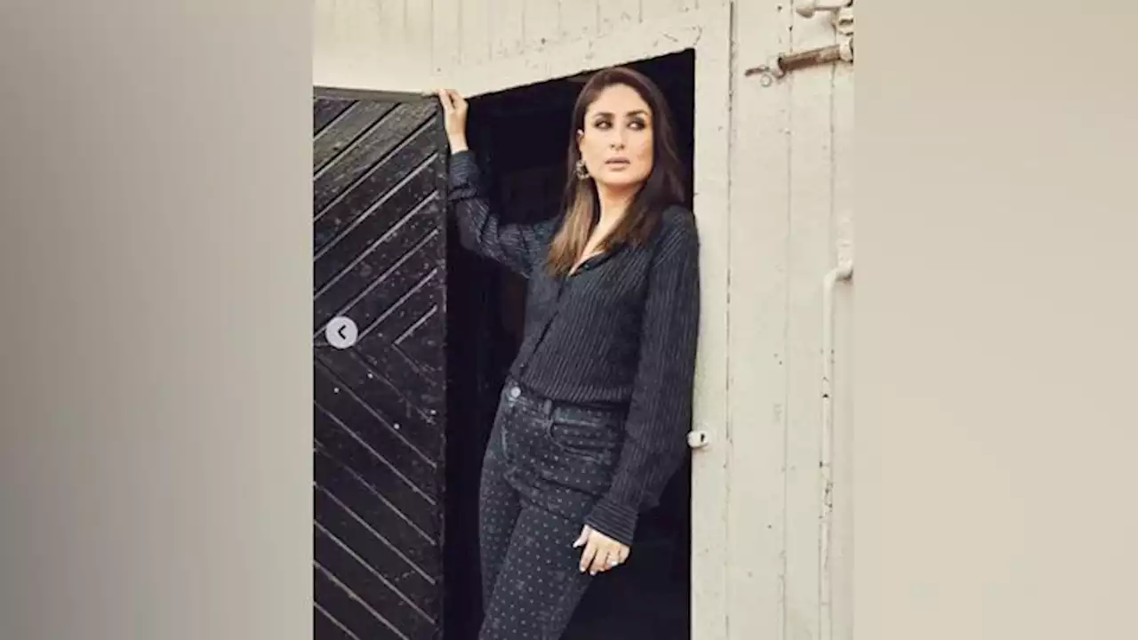 Inspirasi Gaya Tumpuk Motif ala Kareena Kapoor