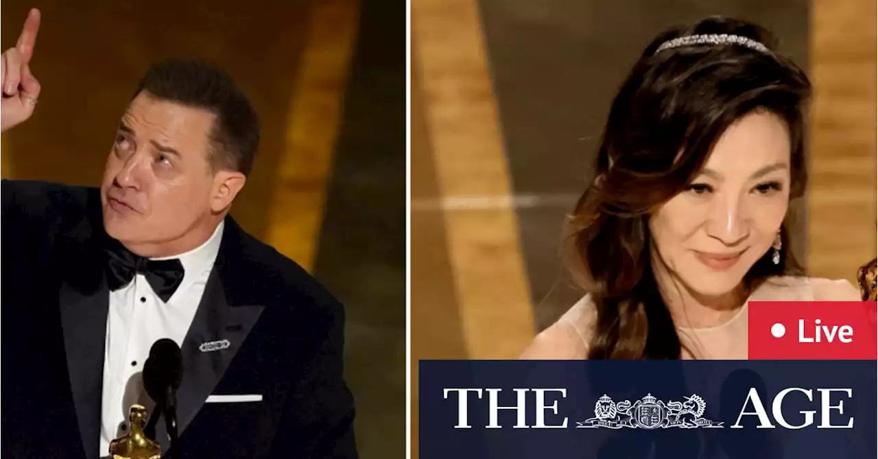 Oscars 2023: Brendan Fraser, Michelle Yeoh win best actor awards as Everything Everywhere sweeps Oscars