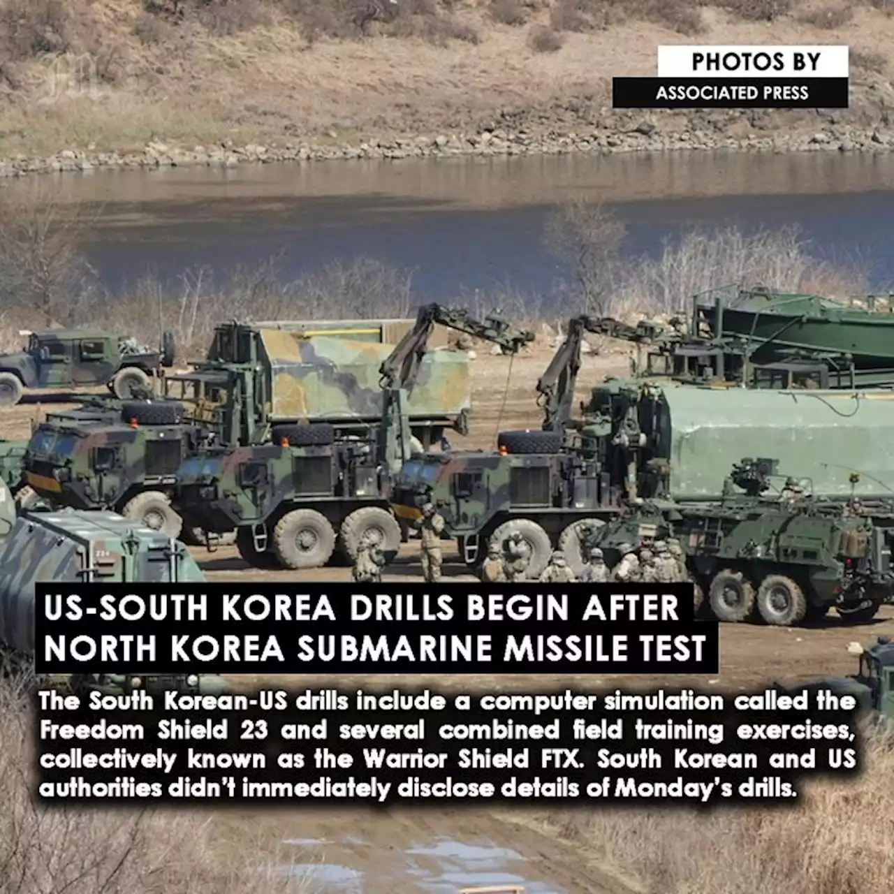 US-South Korea drills begin after North Korea submarine missile test - video Dailymotion