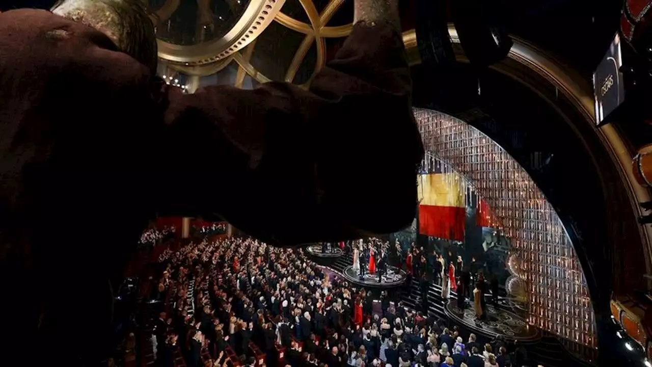 Dolby Theatre Hunchback Stares Longingly At Beautiful Guests From Rafters