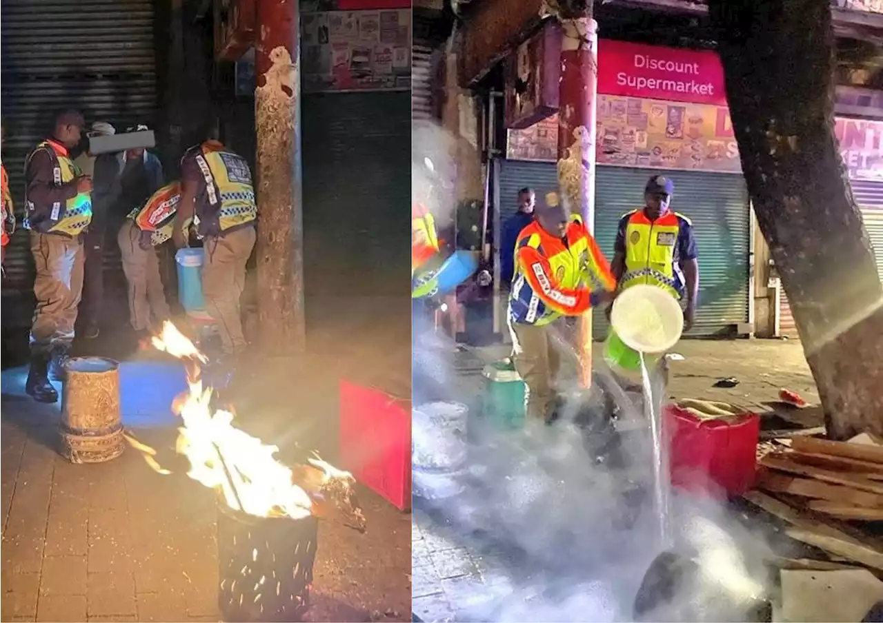 Night warmth for street dwellers spoilt by JMPD