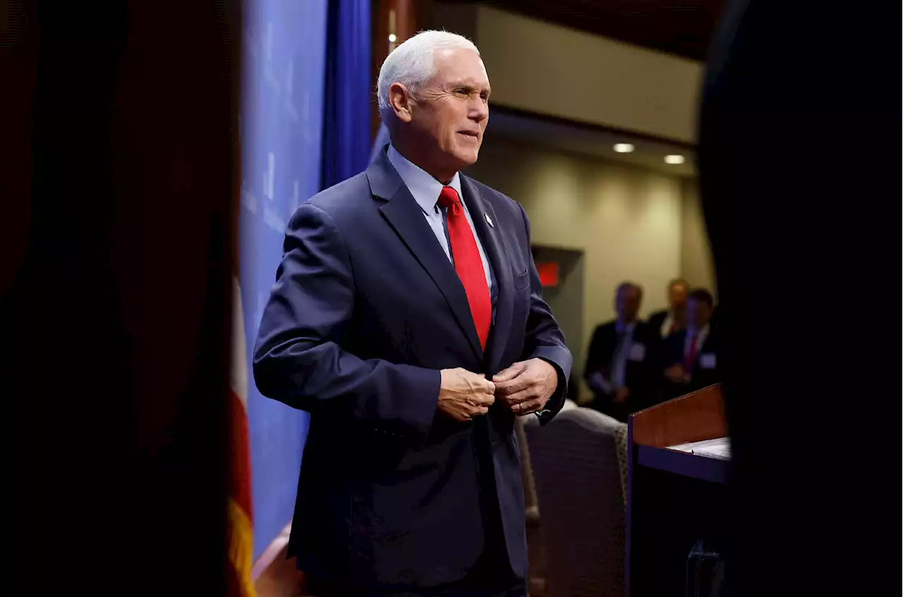 Pence Slams Trump for Jan. 6 in Untelevised Speech But Refuses to Testify to DOJ