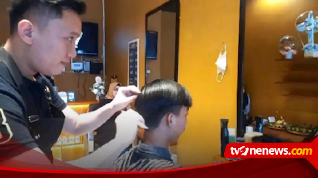 Sambut Ramadhan, Pangkas Rambut di Bandar Lampung ini Promo Bayar Seikhlasnya