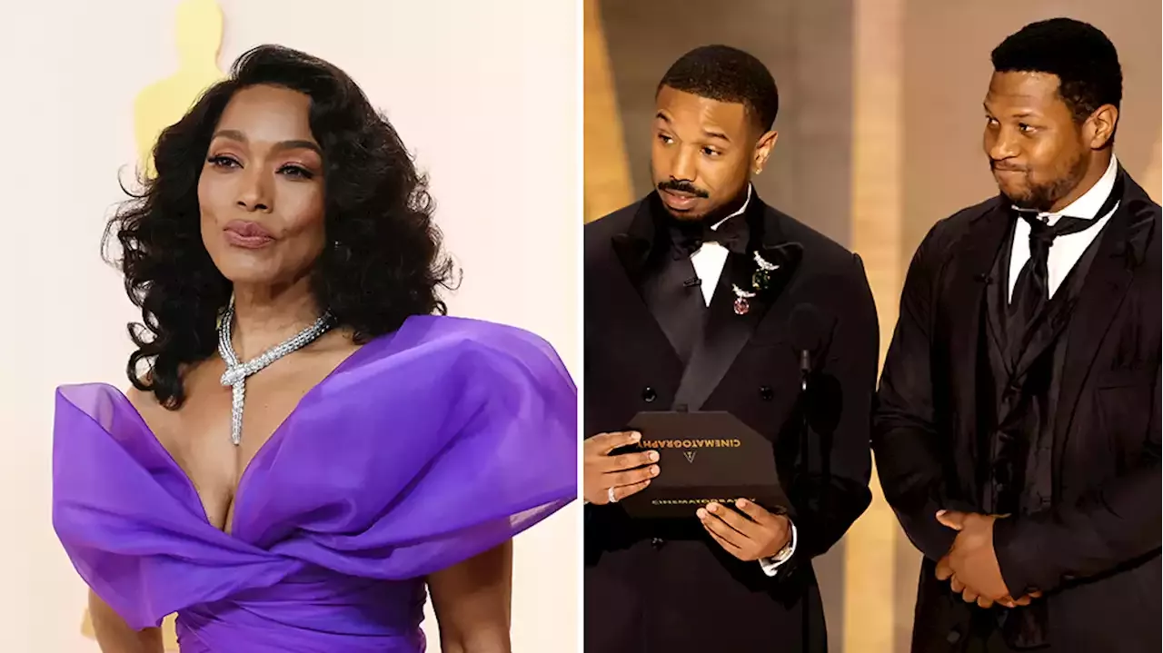 Michael B. Jordan, Jonathan Majors Praise Angela Bassett on Oscars Stage After Supporting Actress Loss: ‘We Love You’