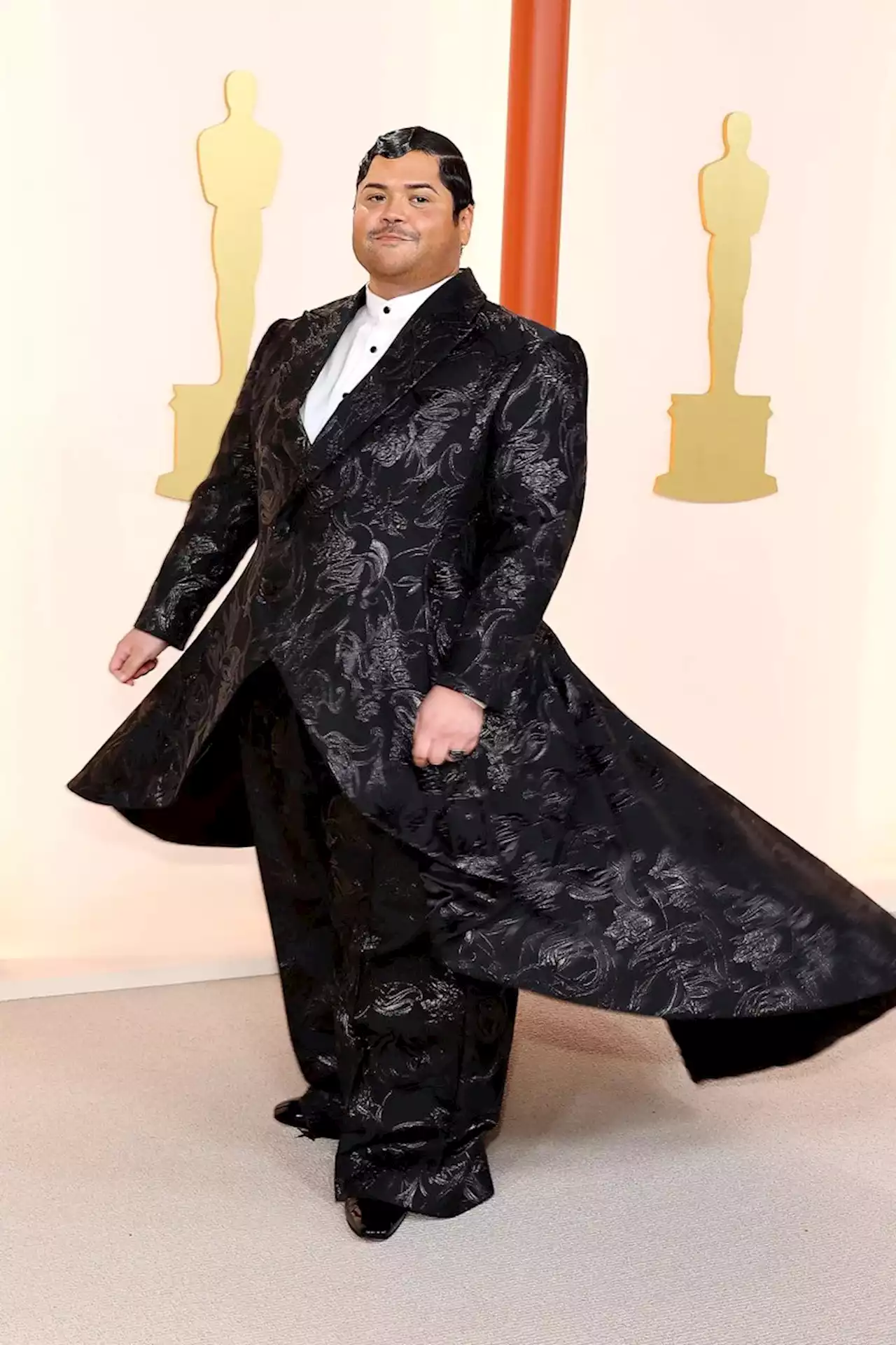 Christian Siriano Debuted His First Plus-Size Menswear Red Carpet Design at the 2023 Oscars