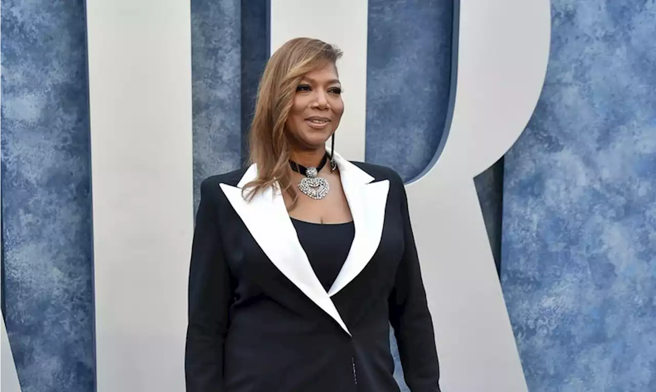 Queen Latifah Suits Up With Statement Details for Vanity Fair Oscar Party 2023