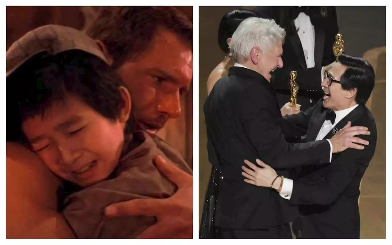 Why Ke Huy Quan and Harrison Ford’s hug was the most moving moment at the Oscars
