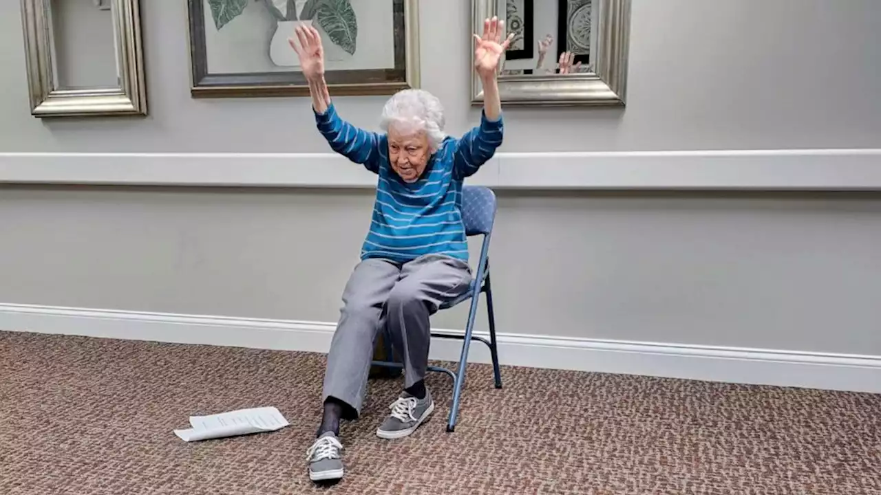 102-year-old fitness instructor shares her advice to get active