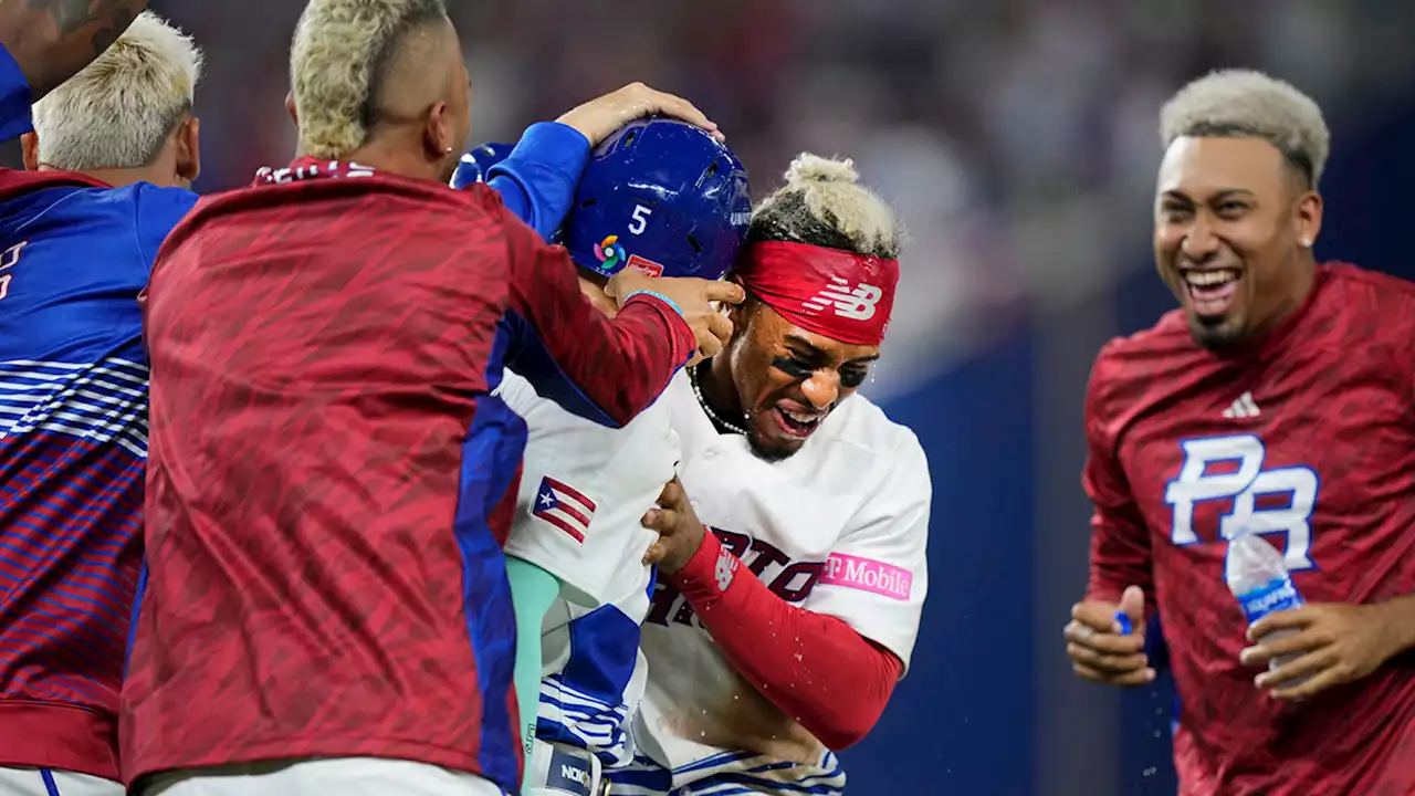 Astros' Martin Maldonado catches combined perfect game for Puerto Rico's WBC win vs. Israel