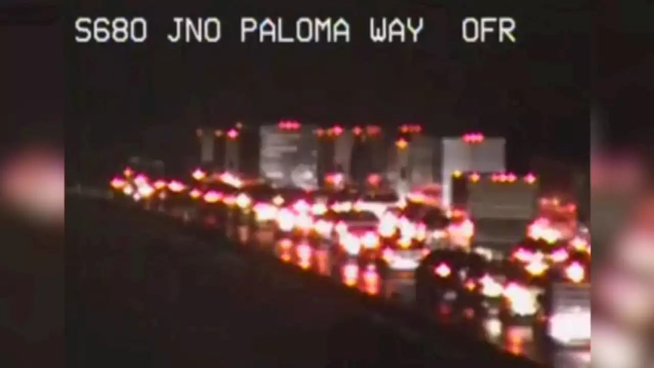 Live storm updates: NB I-680 near Pleasanton closed due to jackknifed big rig, CHP says