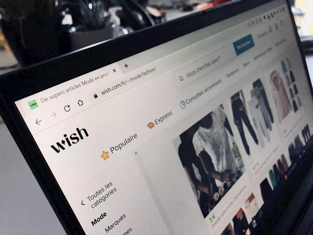 Wish : le site est de retour sur Google en France après un an d'absence