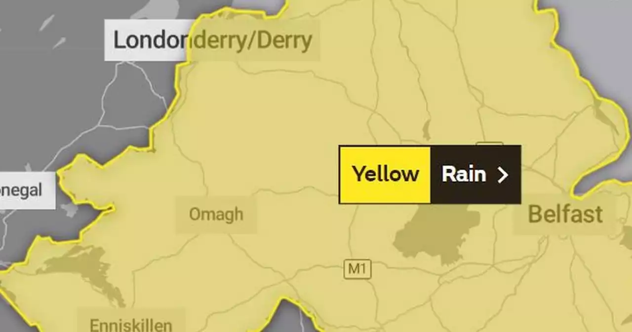 Met Office issues two-day weather warning for NI