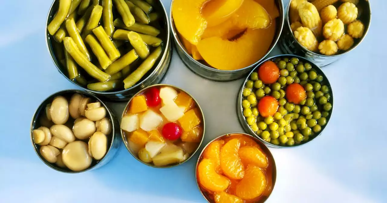 Tinned foods 'better for the planet' as Scots urged not to can the can