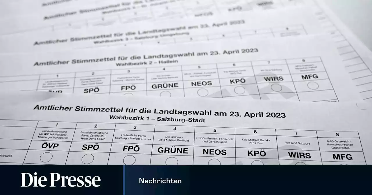 So viel Geld haben die Parteien für die Salzburg-Wahl