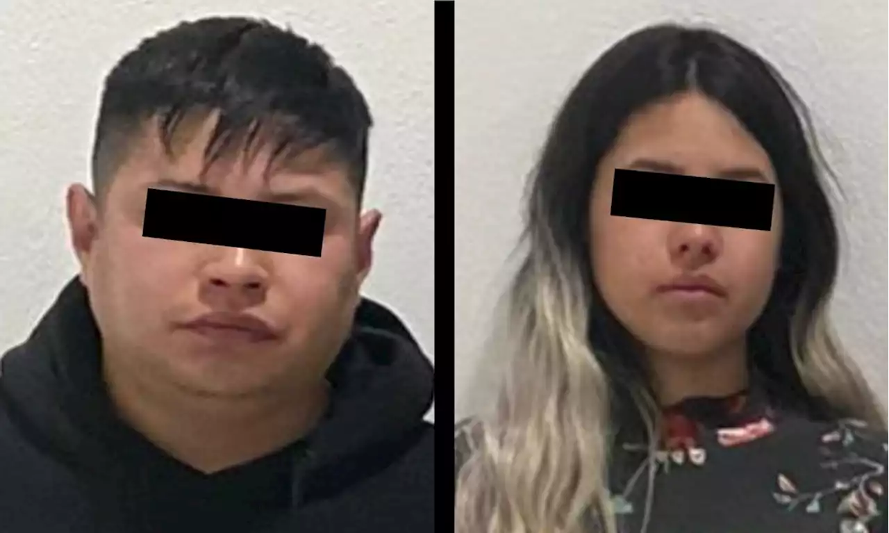 Cae pareja de presuntos ladrones, relacionada a robo de 18 autos en el Edomex