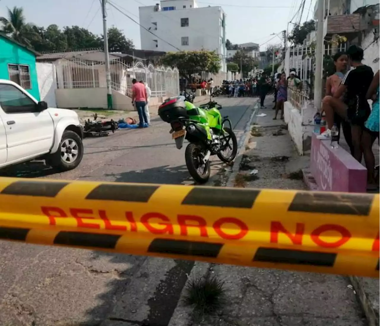 Otro sicariato en Cartagena: de un balazo mataron a motociclista