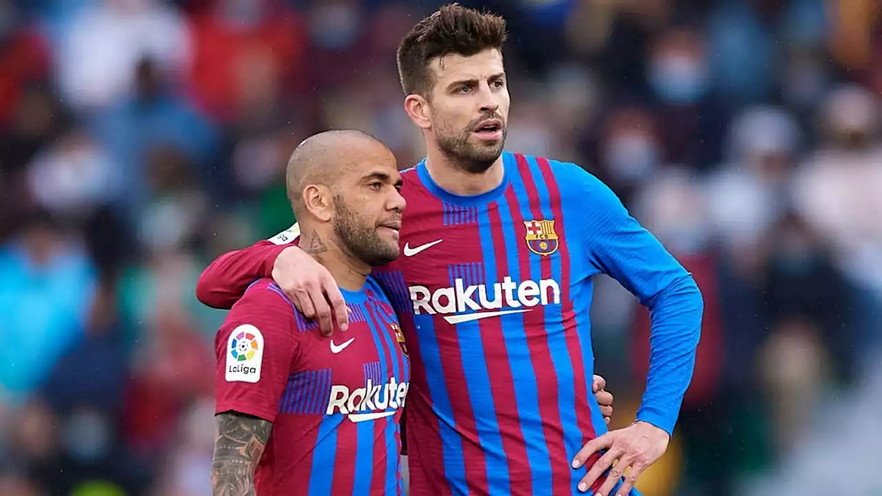 Piqué será 'muy duro' con Dani Alves si se demuestra que es culpable