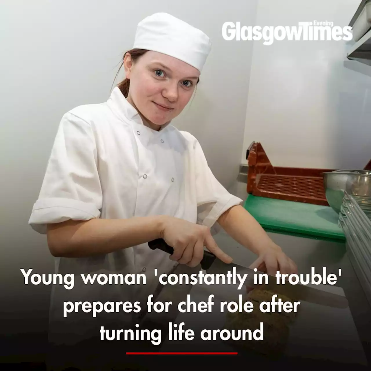 Young woman 'constantly in trouble' prepares for chef role after turning life around