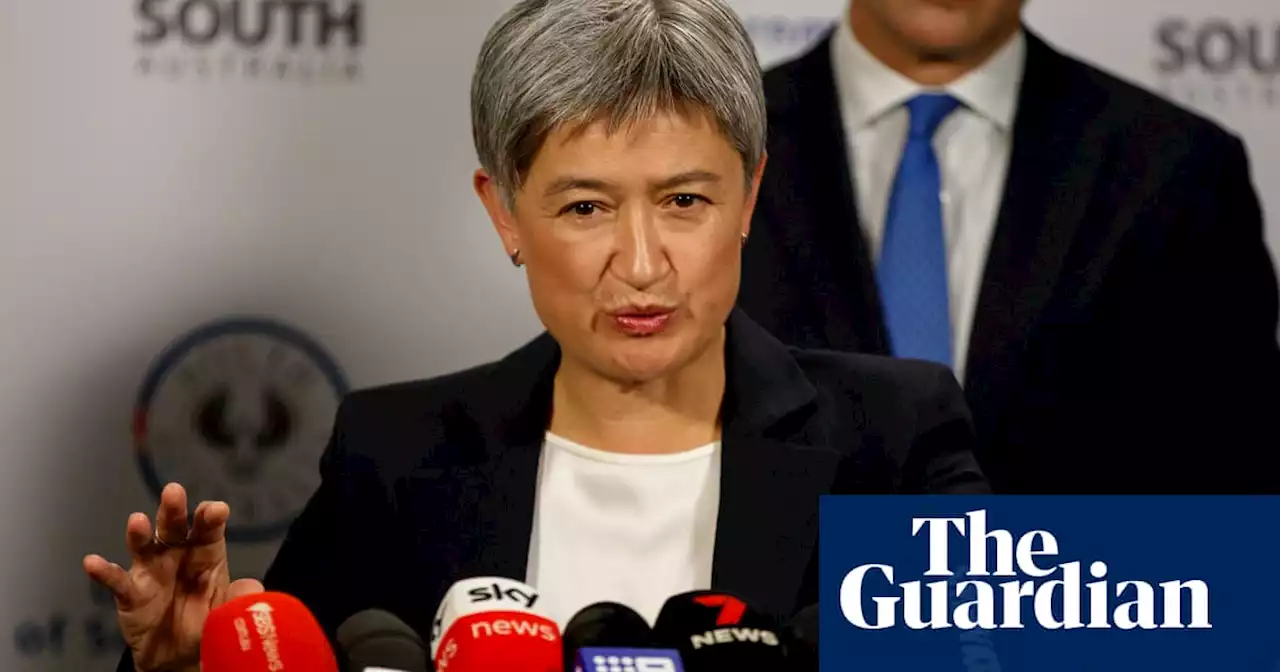 Penny Wong hits back at China’s claim Aukus nuclear submarines will fuel an arms race