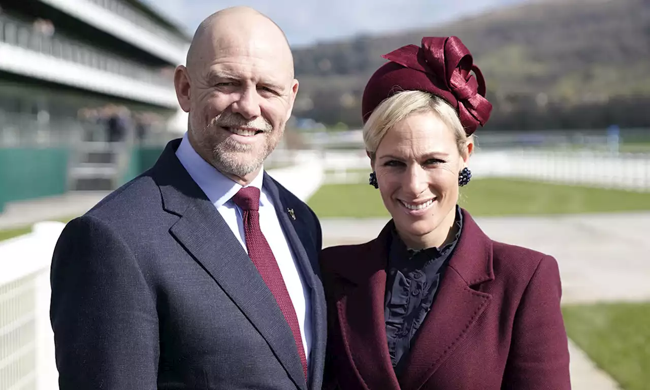 Zara Tindall joined by special guest at Cheltenham Festival