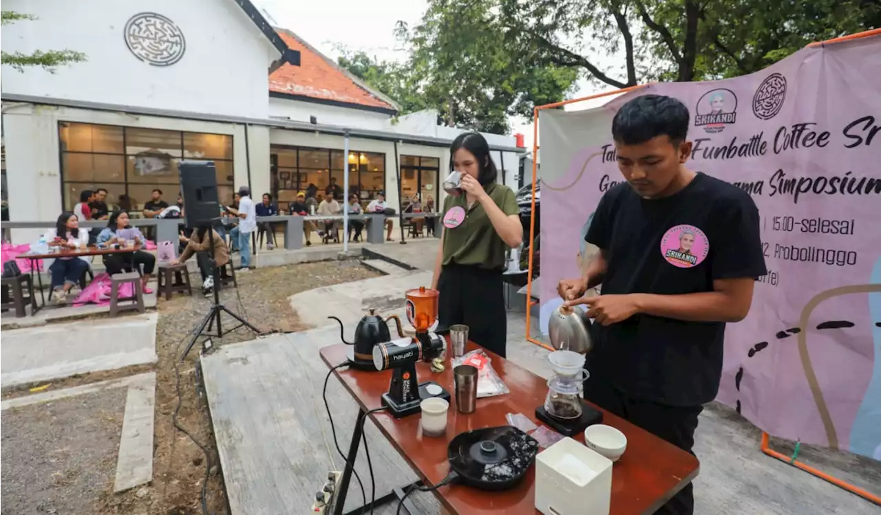 Srikandi Ganjar Jatim Berupaya Lahirkan Barista Profesional Lewat Funbattle Coffee