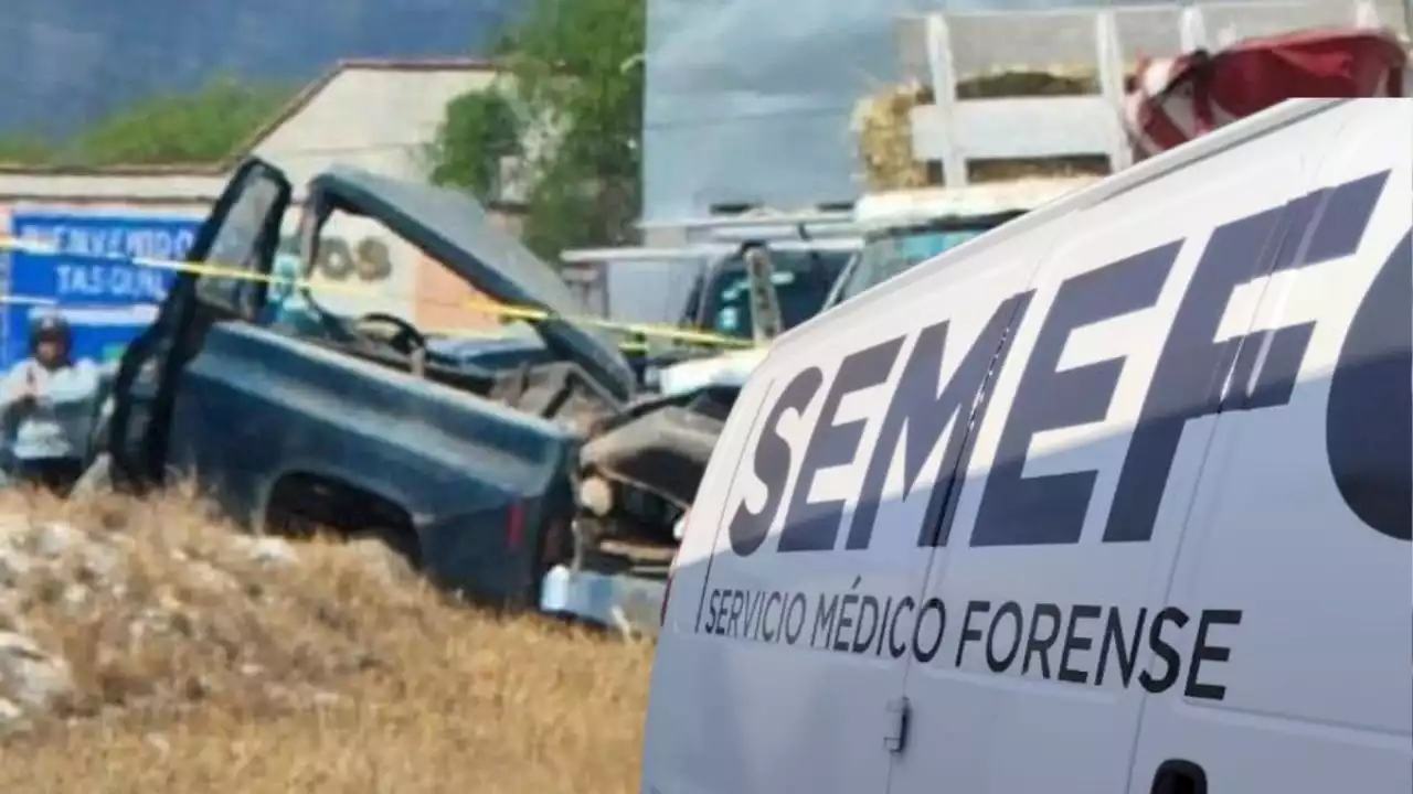 Dos muertos, el saldo de un choque de frente sobre la carretera Ixmiquilpan-Zimapán